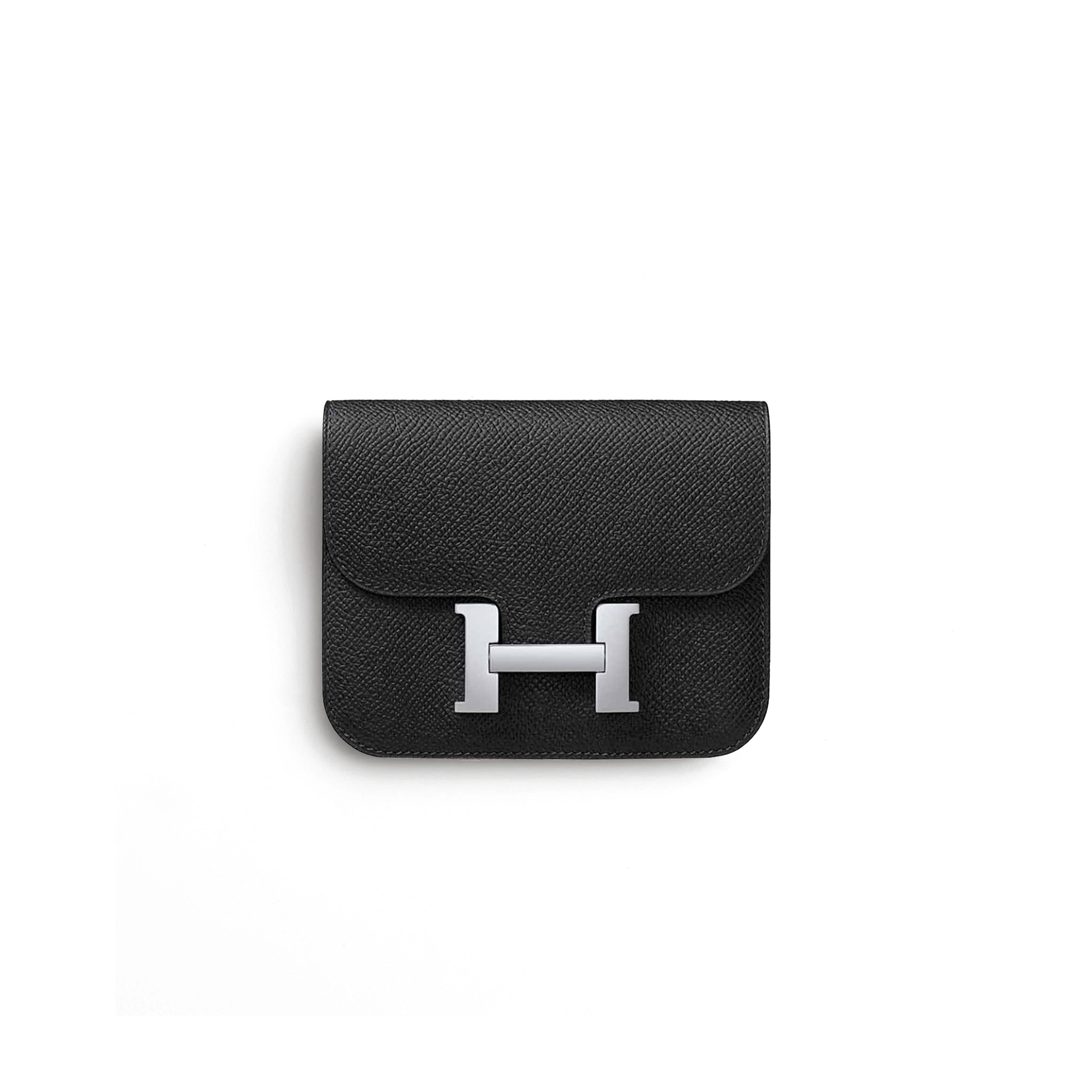 H**mes master constance slim wallet epsom h082060ck89(12.4*10.2*3cm)